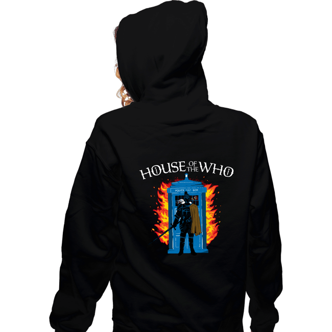 Daily_Deal_Shirts Zippered Hoodies, Unisex / Small / Black House Of The Who