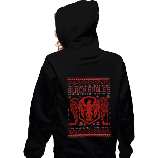 Shirts Zippered Hoodies, Unisex / Small / Black Black Eagles Sweater