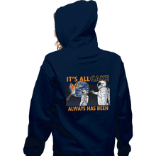 Load image into Gallery viewer, Shirts Pullover Hoodies, Unisex / Small / Navy It&#39;s All Cake
