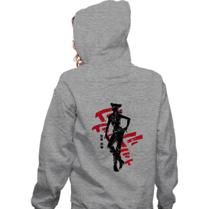 Shirts Zippered Hoodies, Unisex / Small / Sports Grey Crimson Jolyne Cujoh