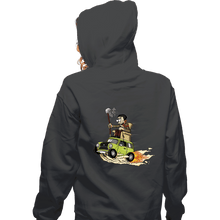 Load image into Gallery viewer, Daily_Deal_Shirts Zippered Hoodies, Unisex / Small / Dark Heather Bean Fink
