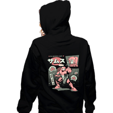 Load image into Gallery viewer, Daily_Deal_Shirts Zippered Hoodies, Unisex / Small / Black Bounty Hunter From Space
