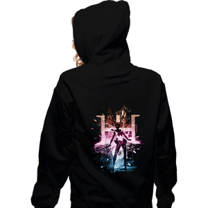 Shirts Zippered Hoodies, Unisex / Small / Black Uranus Storm