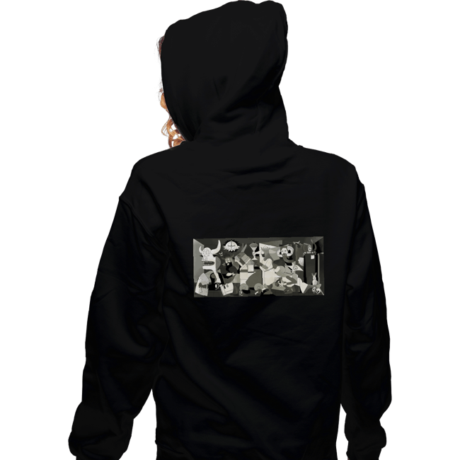 Daily_Deal_Shirts Zippered Hoodies, Unisex / Small / Black Guer Ni Ca