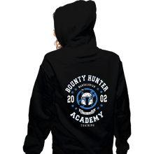 Load image into Gallery viewer, Shirts Zippered Hoodies, Unisex / Small / Black Bounty Hunter Academy
