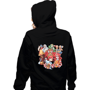 Daily_Deal_Shirts Zippered Hoodies, Unisex / Small / Black Fast Waifus