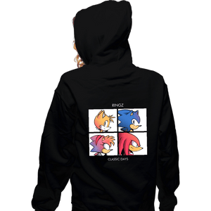 Secret_Shirts Zippered Hoodies, Unisex / Small / Black Classic Days