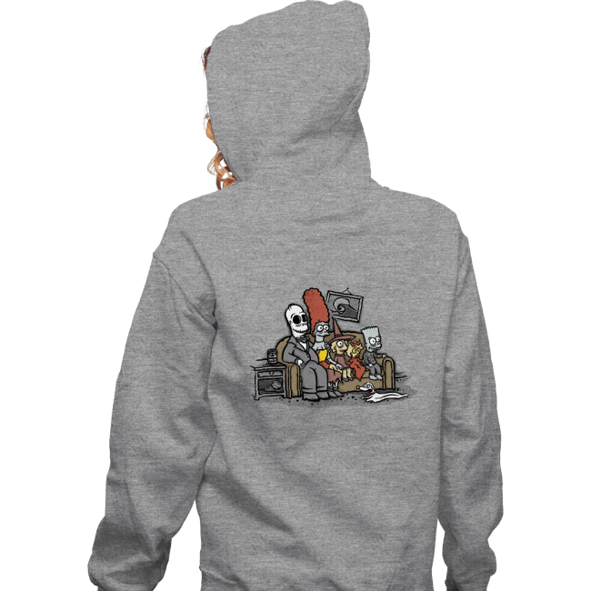 Daily_Deal_Shirts Zippered Hoodies, Unisex / Small / Sports Grey The Skellingtons