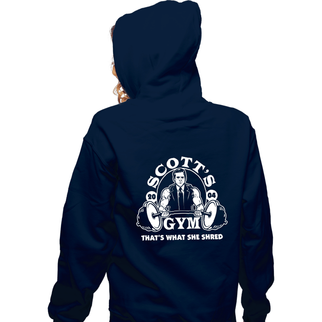 Shirts Zippered Hoodies, Unisex / Small / Navy Scott's Gym