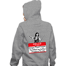 Load image into Gallery viewer, Daily_Deal_Shirts Zippered Hoodies, Unisex / Small / Sports Grey Inigo Hello
