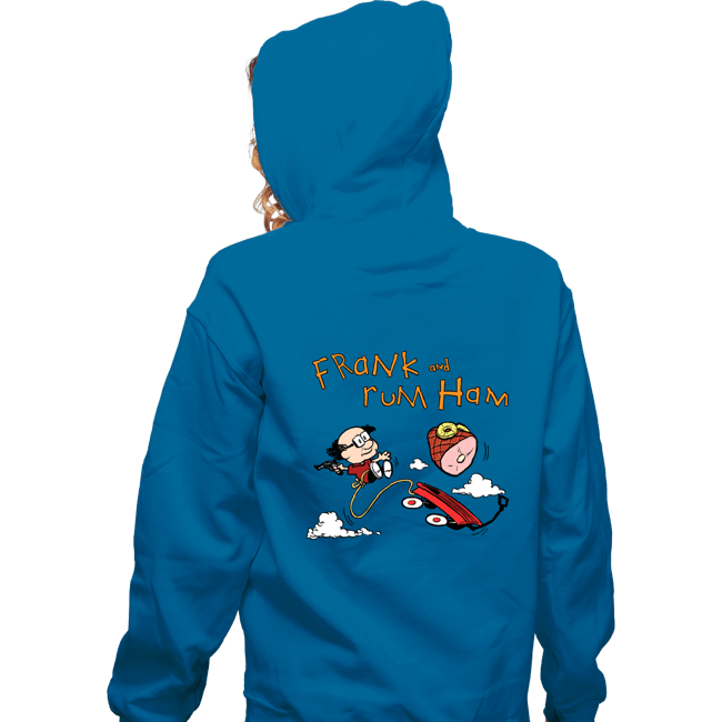 Secret_Shirts Zippered Hoodies, Unisex / Small / Royal Blue Frank & Rum Ham