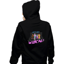 Load image into Gallery viewer, Shirts Zippered Hoodies, Unisex / Small / Black Let&#39;s Get Wizical!
