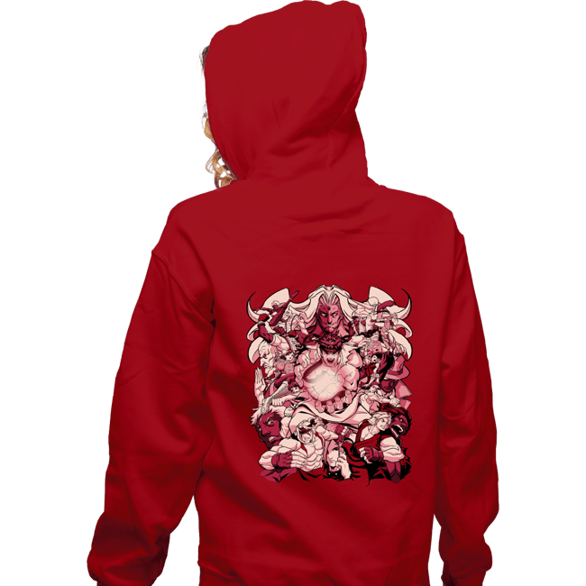 Daily_Deal_Shirts Zippered Hoodies, Unisex / Small / Red Prepare To Strike