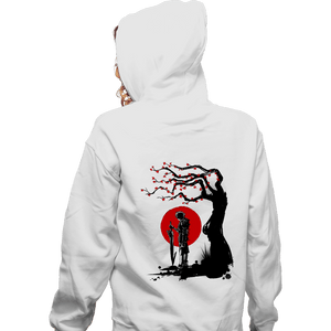 Shirts Zippered Hoodies, Unisex / Small / White Red Sun In Zanarkland