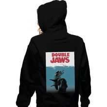 Load image into Gallery viewer, Shirts Pullover Hoodies, Unisex / Small / Black Double Jaws
