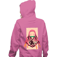 Load image into Gallery viewer, Shirts Zippered Hoodies, Unisex / Small / Red Demon Nezuko
