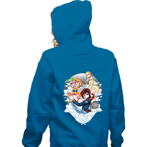 Shirts Zippered Hoodies, Unisex / Small / Royal Blue Sky Pirates