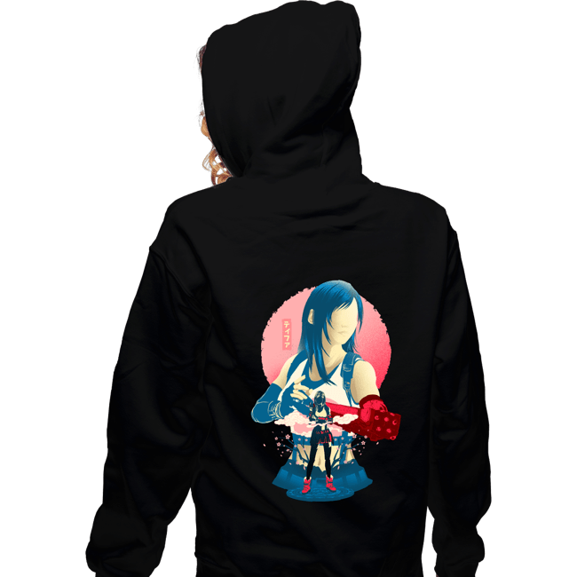 Daily_Deal_Shirts Zippered Hoodies, Unisex / Small / Black Seventh Heaven's Fist