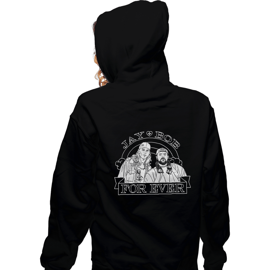 Shirts Zippered Hoodies, Unisex / Small / Black Jay & Bob