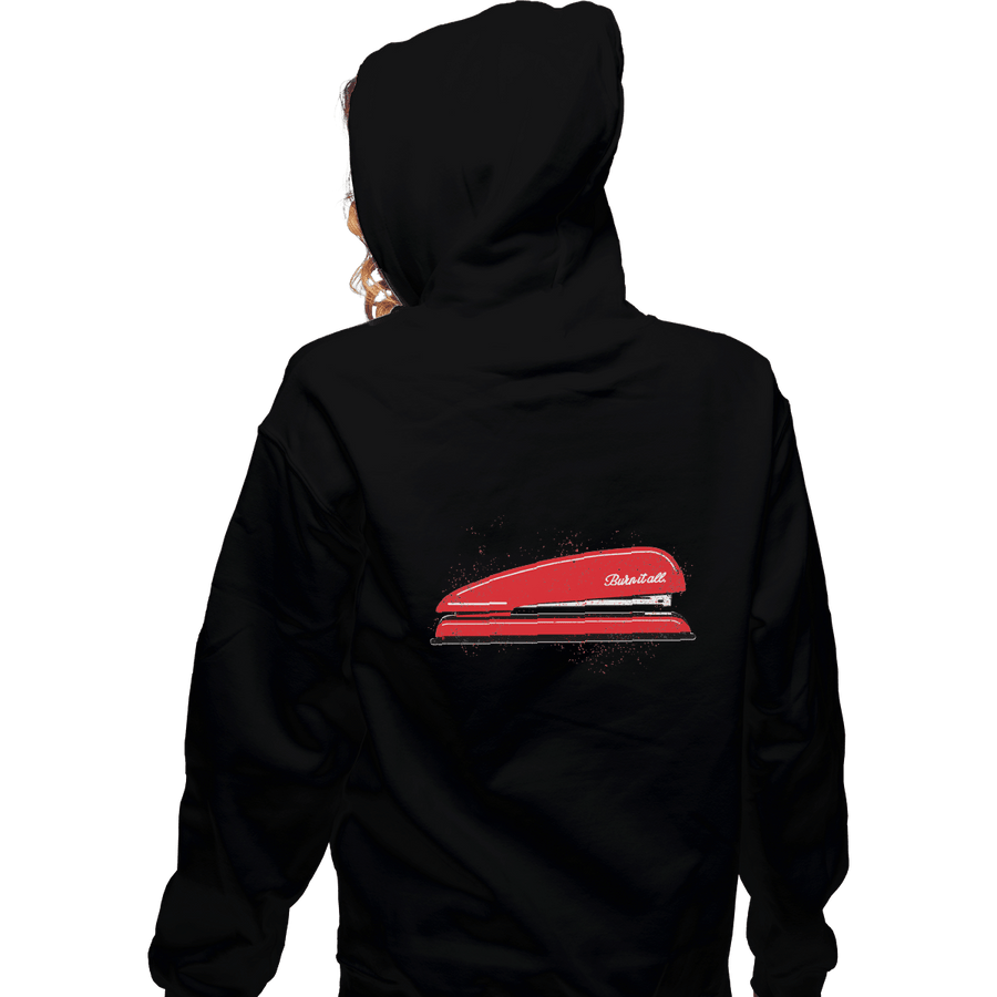Shirts Zippered Hoodies, Unisex / Small / Black Burn it All