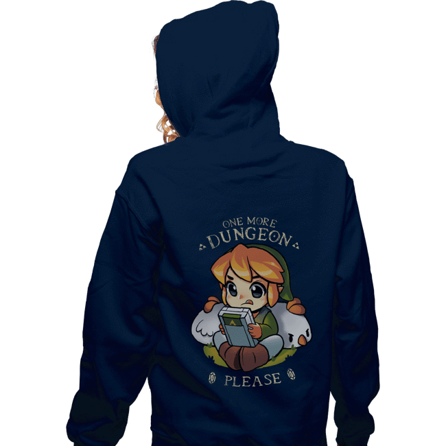 Shirts Zippered Hoodies, Unisex / Small / Navy One More Dungeon