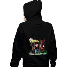 Load image into Gallery viewer, Daily_Deal_Shirts Zippered Hoodies, Unisex / Small / Black My Neighbor Spidey

