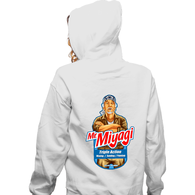 Shirts Zippered Hoodies, Unisex / Small / White Mr. Miyagi