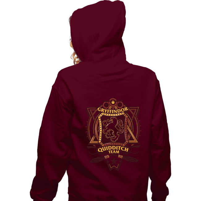 Shirts Zippered Hoodies, Unisex / Small / Maroon Quidditch Team