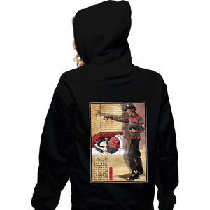 Daily_Deal_Shirts Zippered Hoodies, Unisex / Small / Black Freddy In Japan