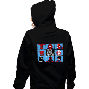 Daily_Deal_Shirts Zippered Hoodies, Unisex / Small / Black The Spider Bunch