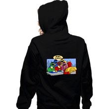 Load image into Gallery viewer, Daily_Deal_Shirts Zippered Hoodies, Unisex / Small / Black Mean Rangers
