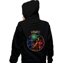 Load image into Gallery viewer, Daily_Deal_Shirts Zippered Hoodies, Unisex / Small / Black Spirit Fighters
