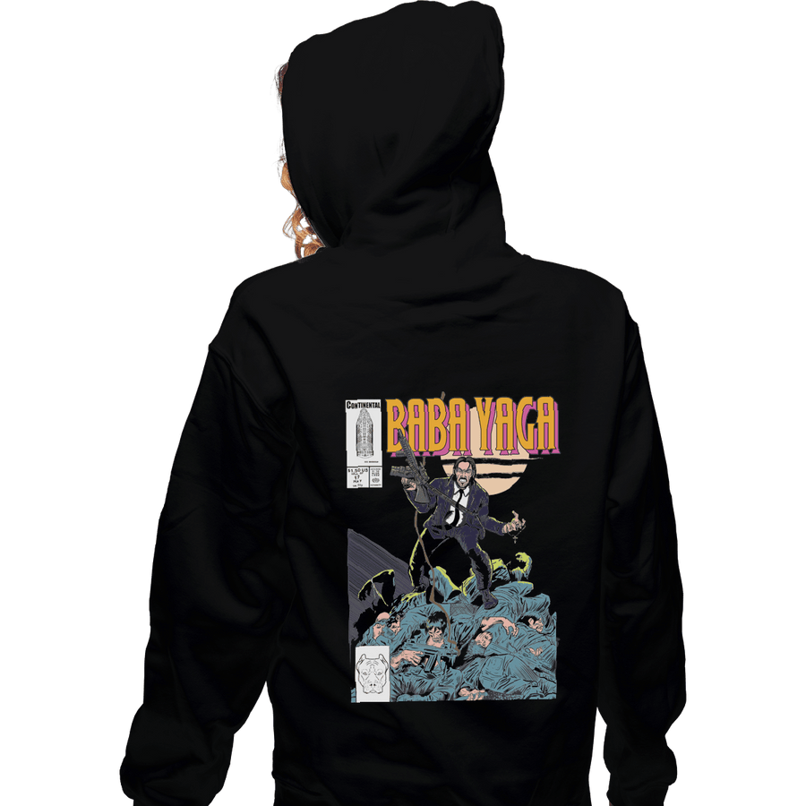 Shirts Zippered Hoodies, Unisex / Small / Black Baba Yaga No1
