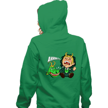 Load image into Gallery viewer, Shirts Zippered Hoodies, Unisex / Small / Irish Green Lokibite
