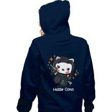 Load image into Gallery viewer, Shirts Pullover Hoodies, Unisex / Small / Navy Hello Cara
