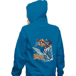 Shirts Zippered Hoodies, Unisex / Small / Royal Blue Totsugeki