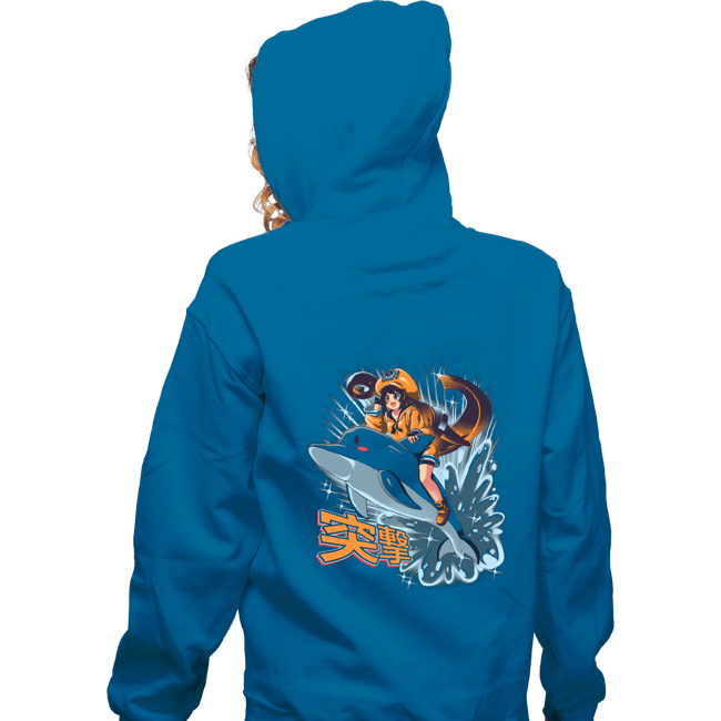 Shirts Zippered Hoodies, Unisex / Small / Royal Blue Totsugeki