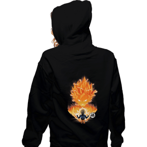 Shirts Zippered Hoodies, Unisex / Small / Black The Angry Super Saiyan