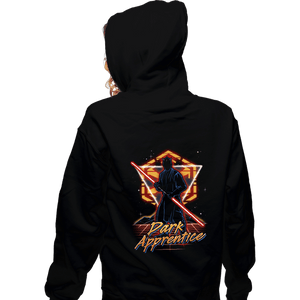 Shirts Zippered Hoodies, Unisex / Small / Black Retro Dark Apprentice