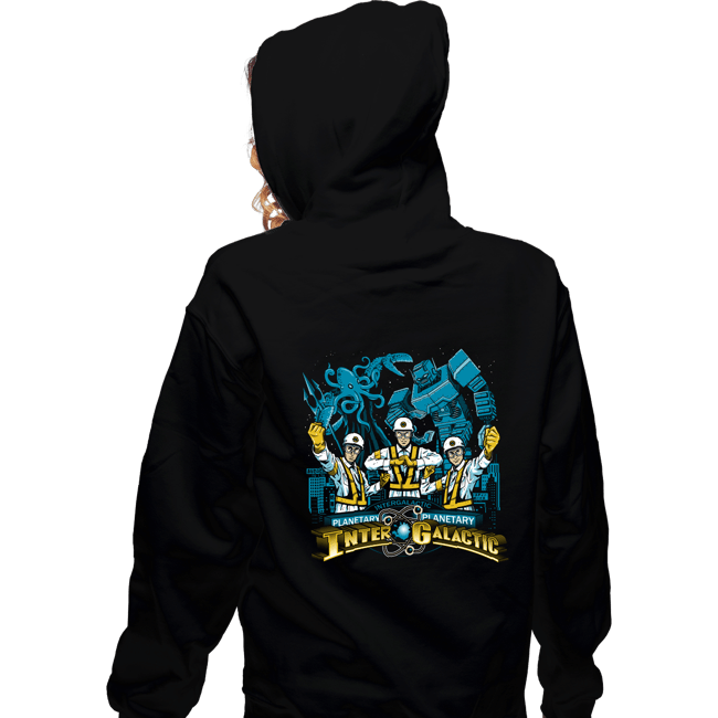 Shirts Zippered Hoodies, Unisex / Small / Black Intergalactic Rangers