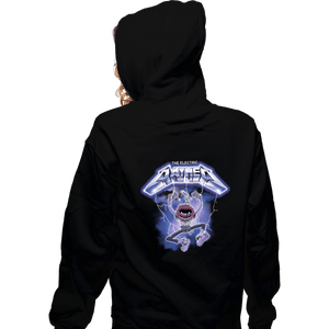 Daily_Deal_Shirts Zippered Hoodies, Unisex / Small / Black The Electric Mayhem Metal