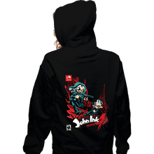 Load image into Gallery viewer, Daily_Deal_Shirts Zippered Hoodies, Unisex / Small / Black John Ink
