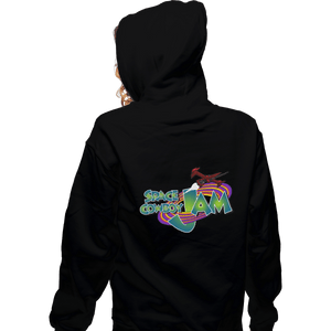 Shirts Zippered Hoodies, Unisex / Small / Black Space Cowboy Jam