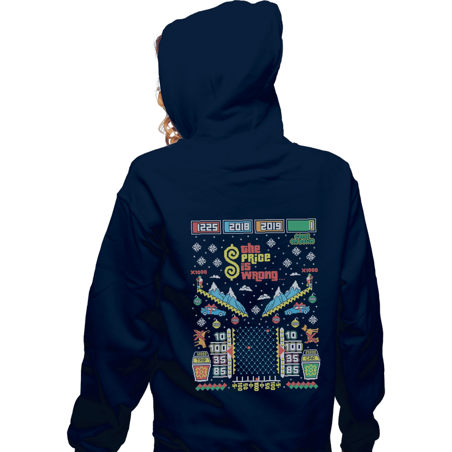 Shirts Zippered Hoodies, Unisex / Small / Navy The Price Is Wrong