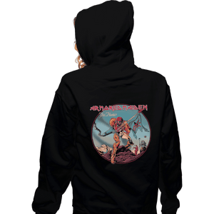 Shirts Pullover Hoodies, Unisex / Small / Black Armored Maiden