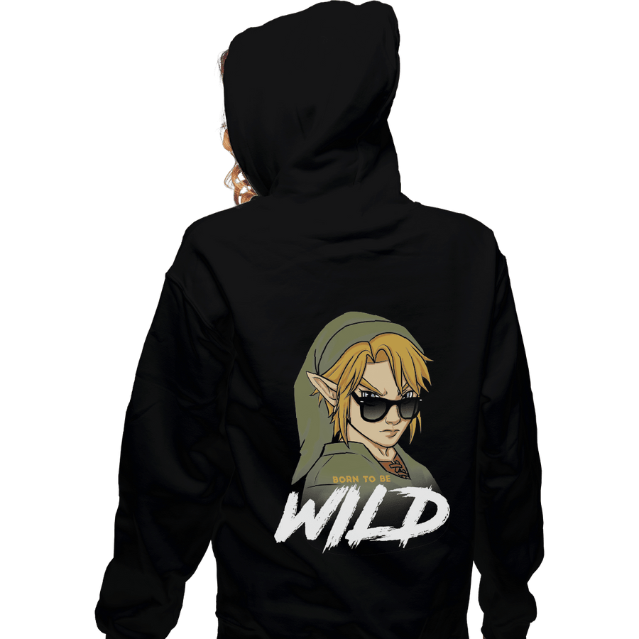 Shirts Zippered Hoodies, Unisex / Small / Black Born to Be Wild