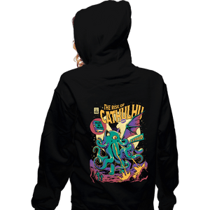 Secret_Shirts Zippered Hoodies, Unisex / Small / Black Rise Of Cathulu