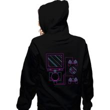 Load image into Gallery viewer, Secret_Shirts Zippered Hoodies, Unisex / Small / Black PSone Love
