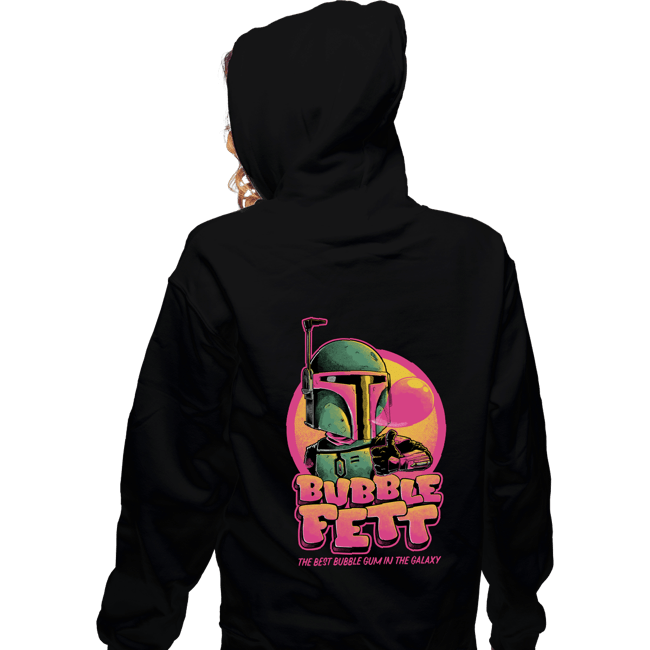 Daily_Deal_Shirts Zippered Hoodies, Unisex / Small / Black Bubble Fett