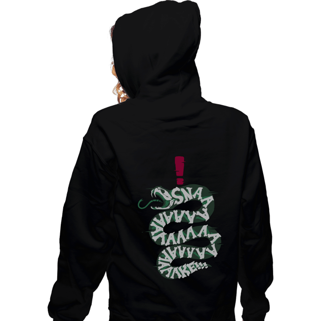 Daily_Deal_Shirts Zippered Hoodies, Unisex / Small / Black SNAAAAKE!!